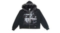“Peace Is Possible” Zip Up Fur Hoodie